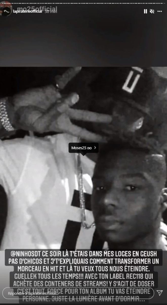 Booba s’attaque violemment à Ninho et l’accuse de ‘’faire le fou’’