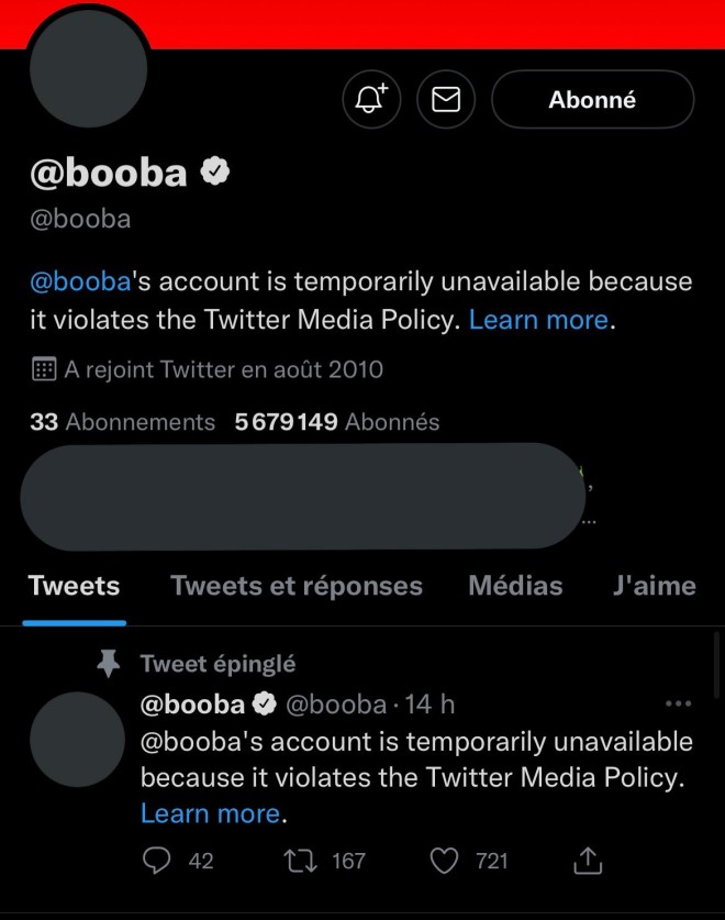 Après Instagram, Booba se fait bloquer par Twitter ! 