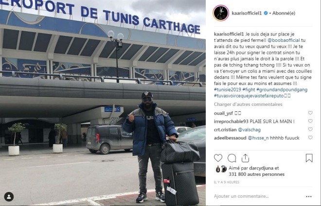 Kaaris attend Booba en Tunisie et lui laisse 24 heures pour signer !