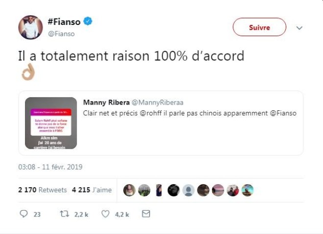 Rohff affirme qu’il n’a pas besoin de la force de Sofiane, Sofiane lui répond !