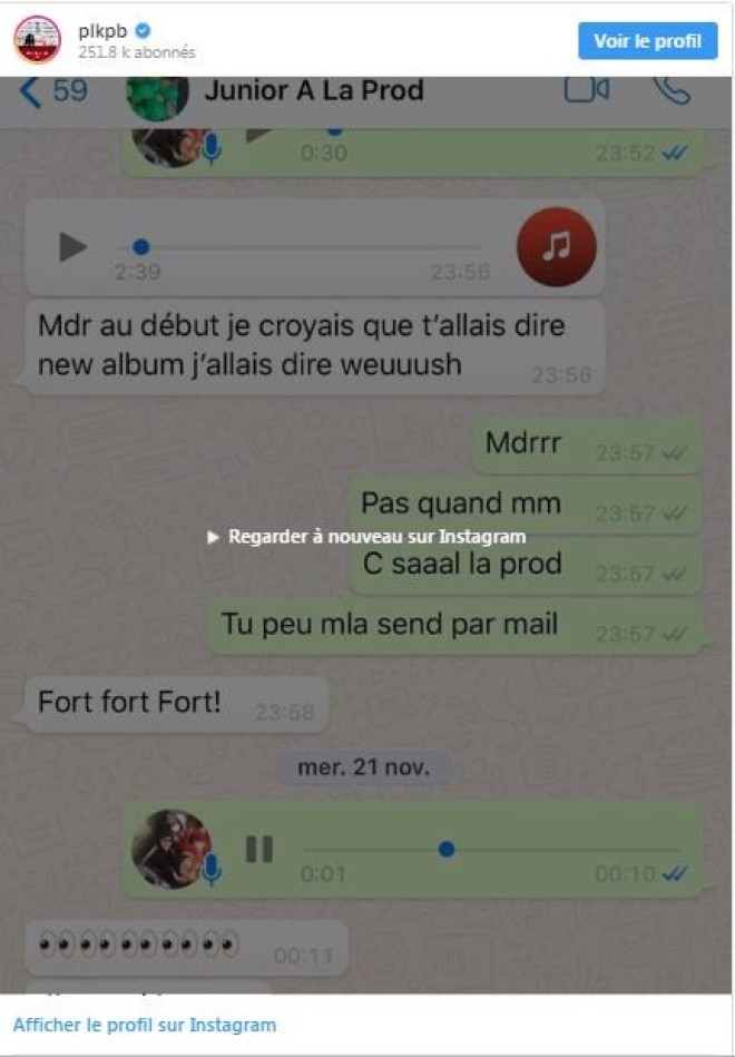 PLK a réalisé son titre « Dingue » en 32 minutes seulement !