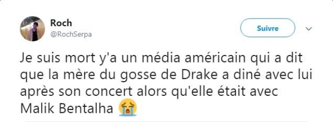Les médias américains confondent Malik Bentalha avec Drake dans leurs articles !