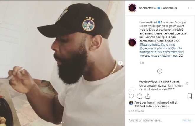 Booba réagit à la signature de Kaaris pour l’Octogone !