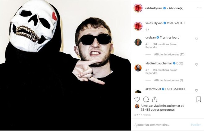 Vladimir Cauchemar et Vald préparent un gros feat pour le prochain album de ce dernier !