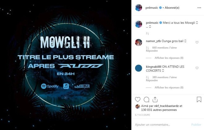 PNL : Ademo a réalisé un nouveau record avec le titre ''Mowgli II''